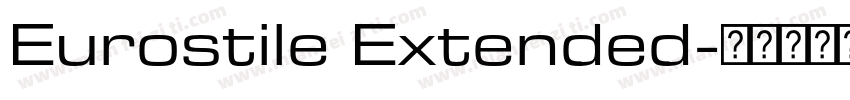 Eurostile Extended字体转换